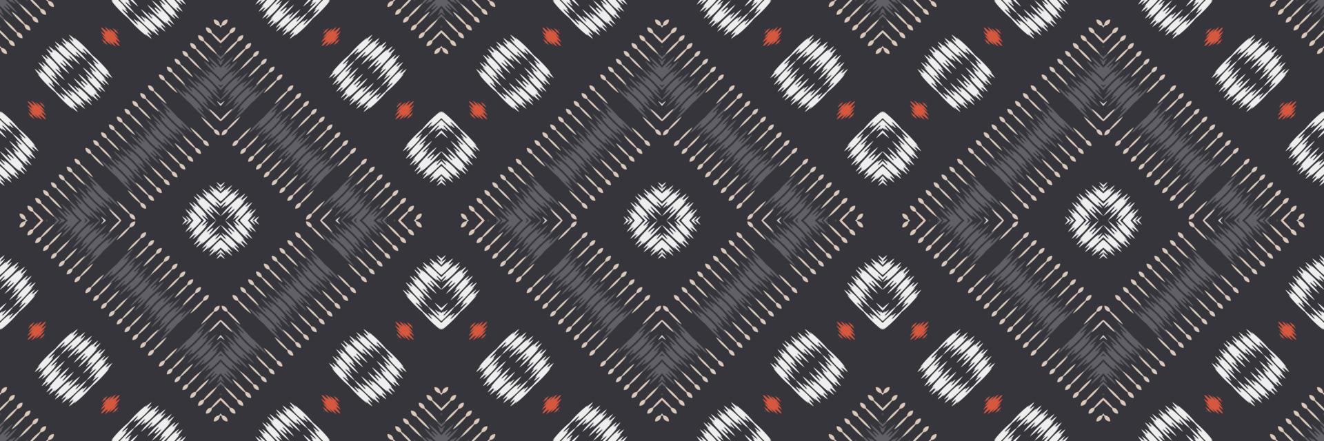Batik Textile Motif ikat fabric seamless pattern digital vector design for Print saree Kurti Borneo Fabric border brush symbols swatches party wear