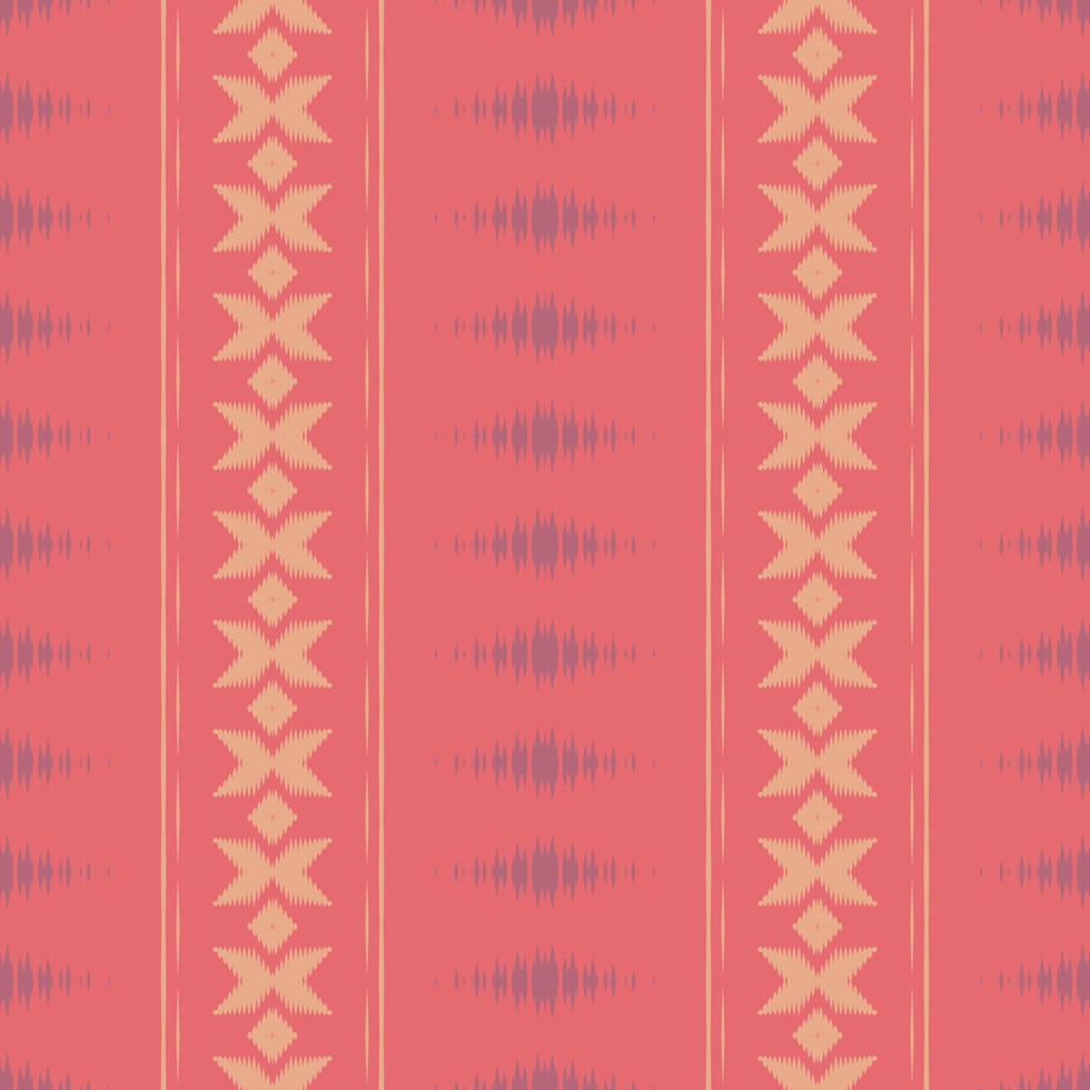 Ethnic ikat fabric batik textile seamless pattern digital vector design for Print saree Kurti Borneo Fabric border brush symbols swatches designer