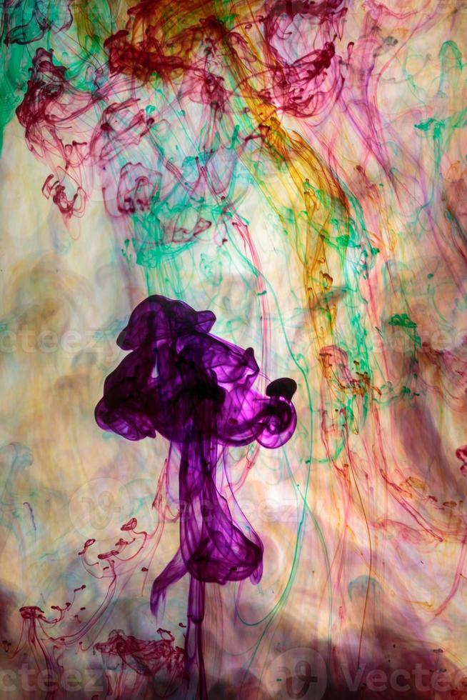 Abstract and very colorful motion blur background photo