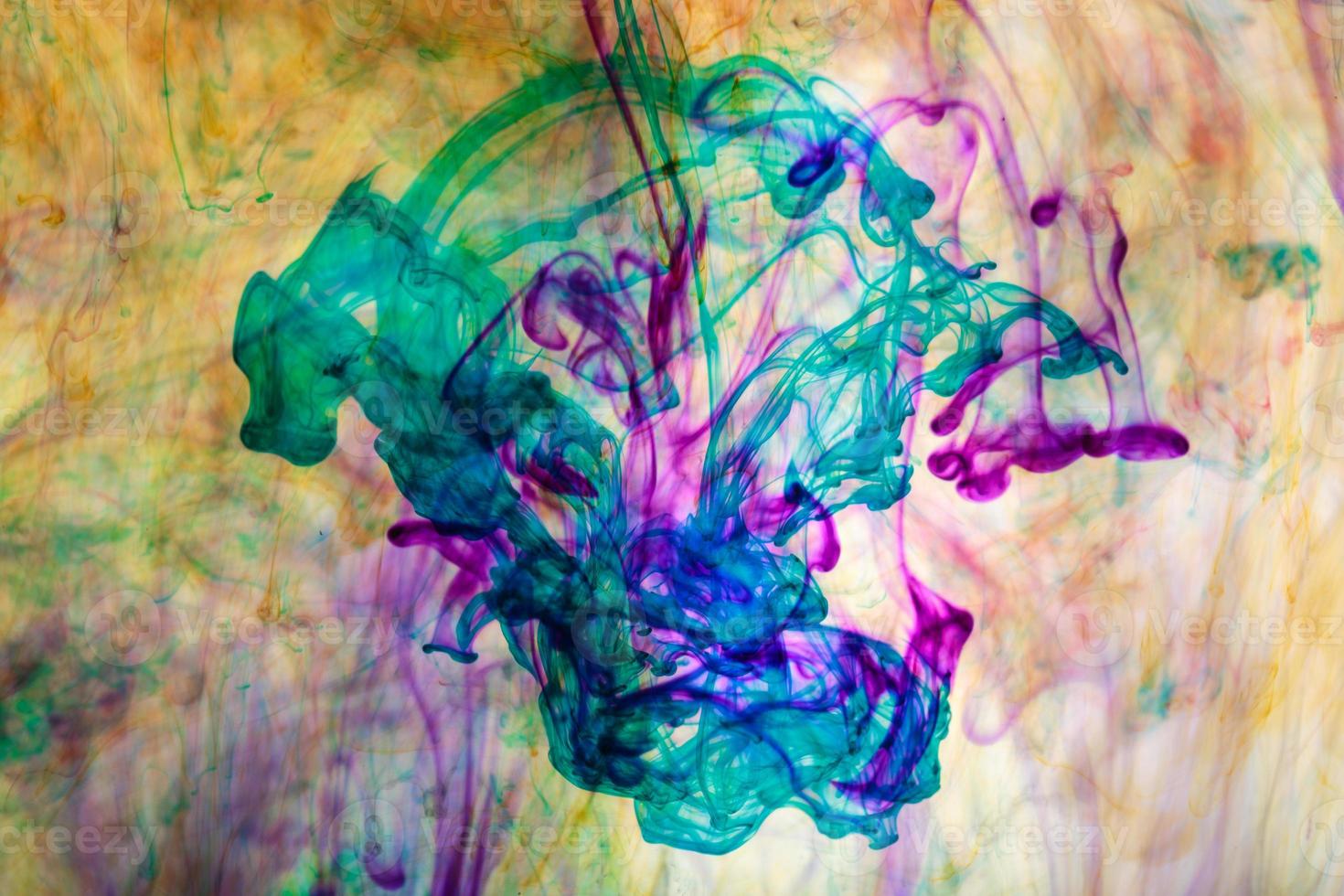 Abstract and very colorful motion blur background photo