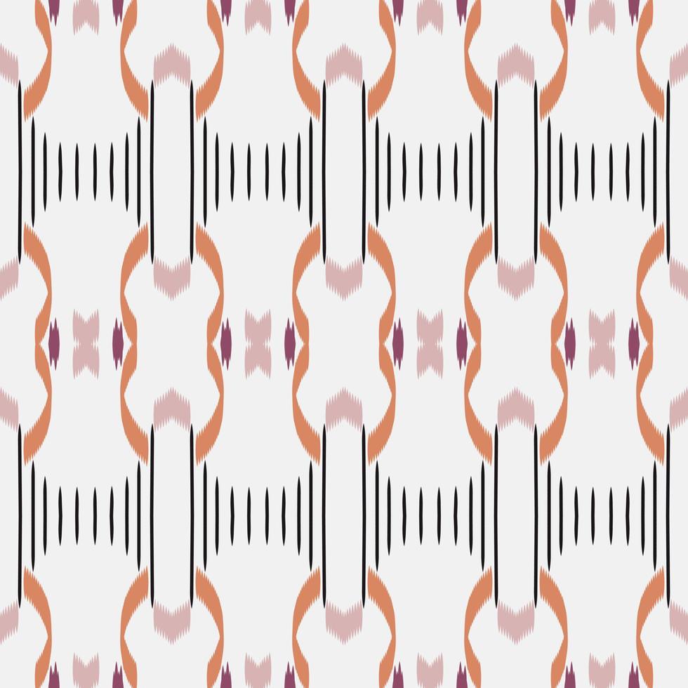 Ikat stripe tribal Aztec Seamless Pattern. Ethnic Geometric Ikkat Batik Digital vector textile Design for Prints Fabric saree Mughal brush symbol Swaths texture Kurti Kurtis Kurtas