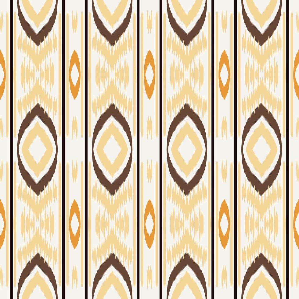 Ethnic ikat stripe batik textile seamless pattern digital vector design for Print saree Kurti Borneo Fabric border brush symbols swatches designer
