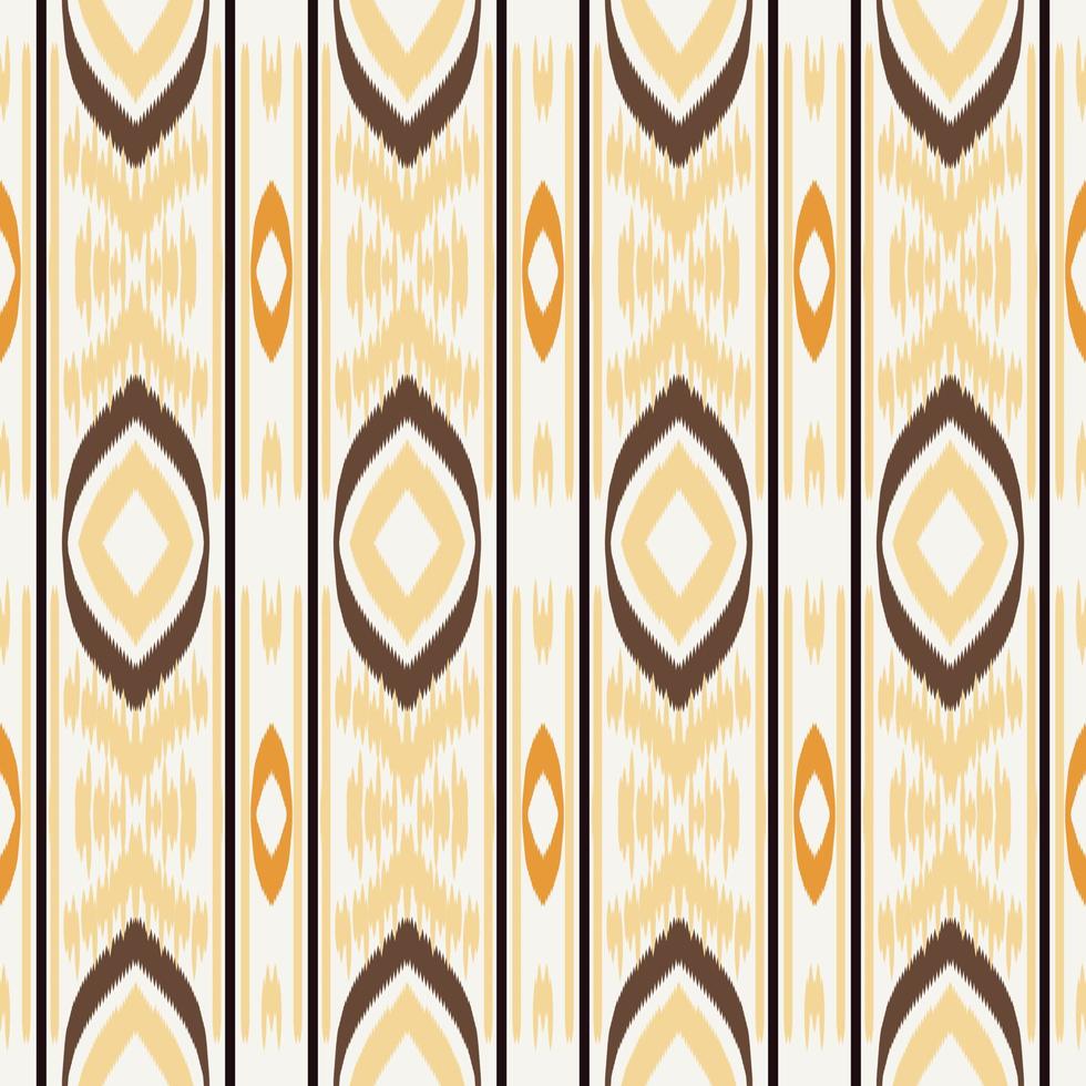 Ethnic ikat stripe batik textile seamless pattern digital vector design for Print saree Kurti Borneo Fabric border brush symbols swatches designer