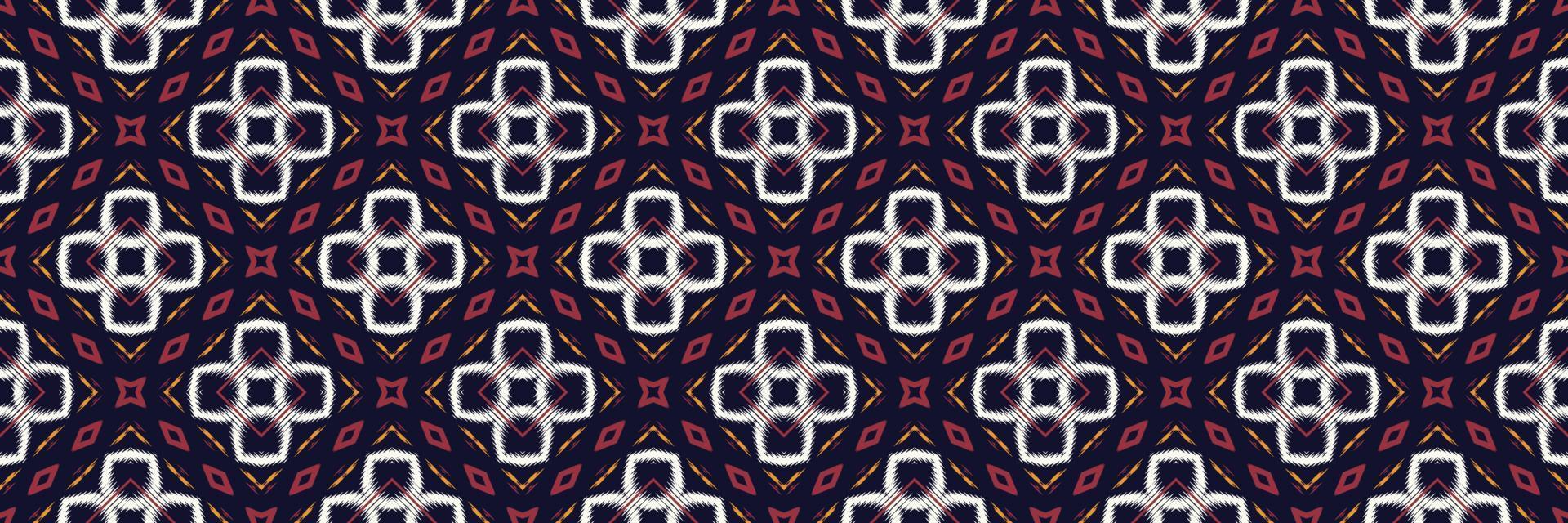 Ikat fabric tribal Africa Seamless Pattern. Ethnic Geometric Batik Ikkat Digital vector textile Design for Prints Fabric saree Mughal brush symbol Swaths texture Kurti Kurtis Kurtas