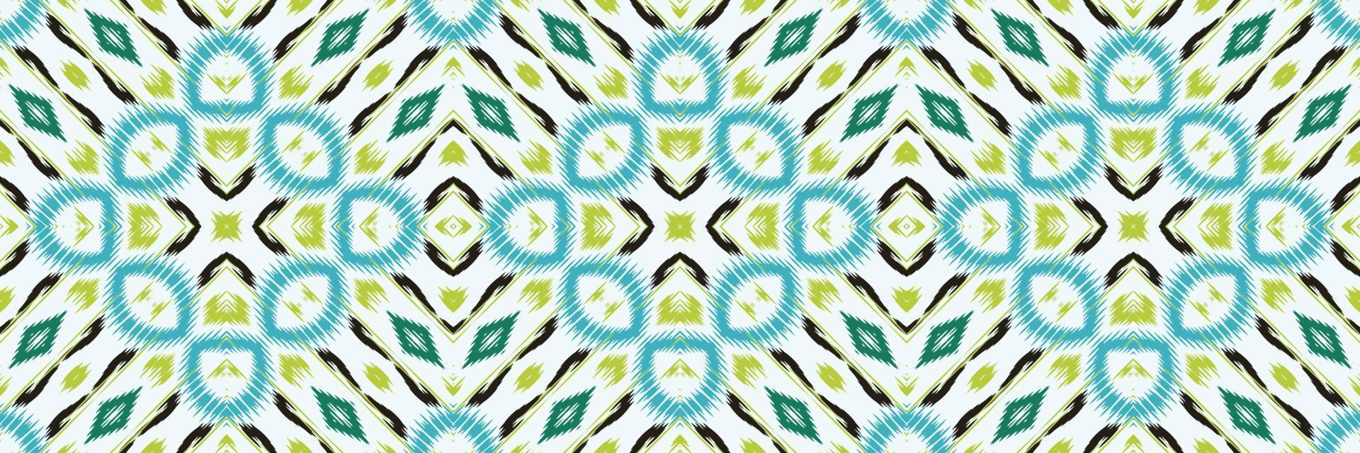 Batik Textile Motif ikat chevron seamless pattern digital vector design for Print saree Kurti Borneo Fabric border brush symbols swatches cotton