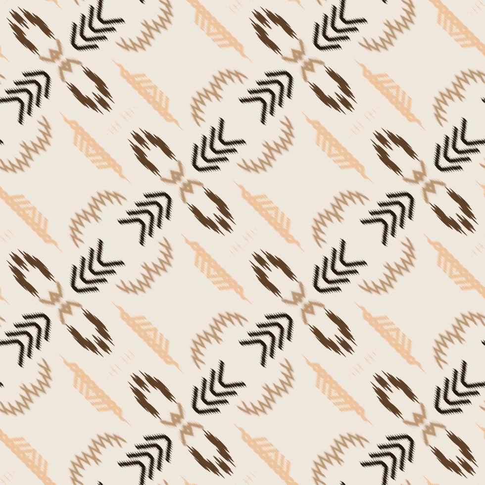 Batik Textile ikat floral seamless pattern digital vector design for Print saree Kurti Borneo Fabric border brush symbols swatches stylish