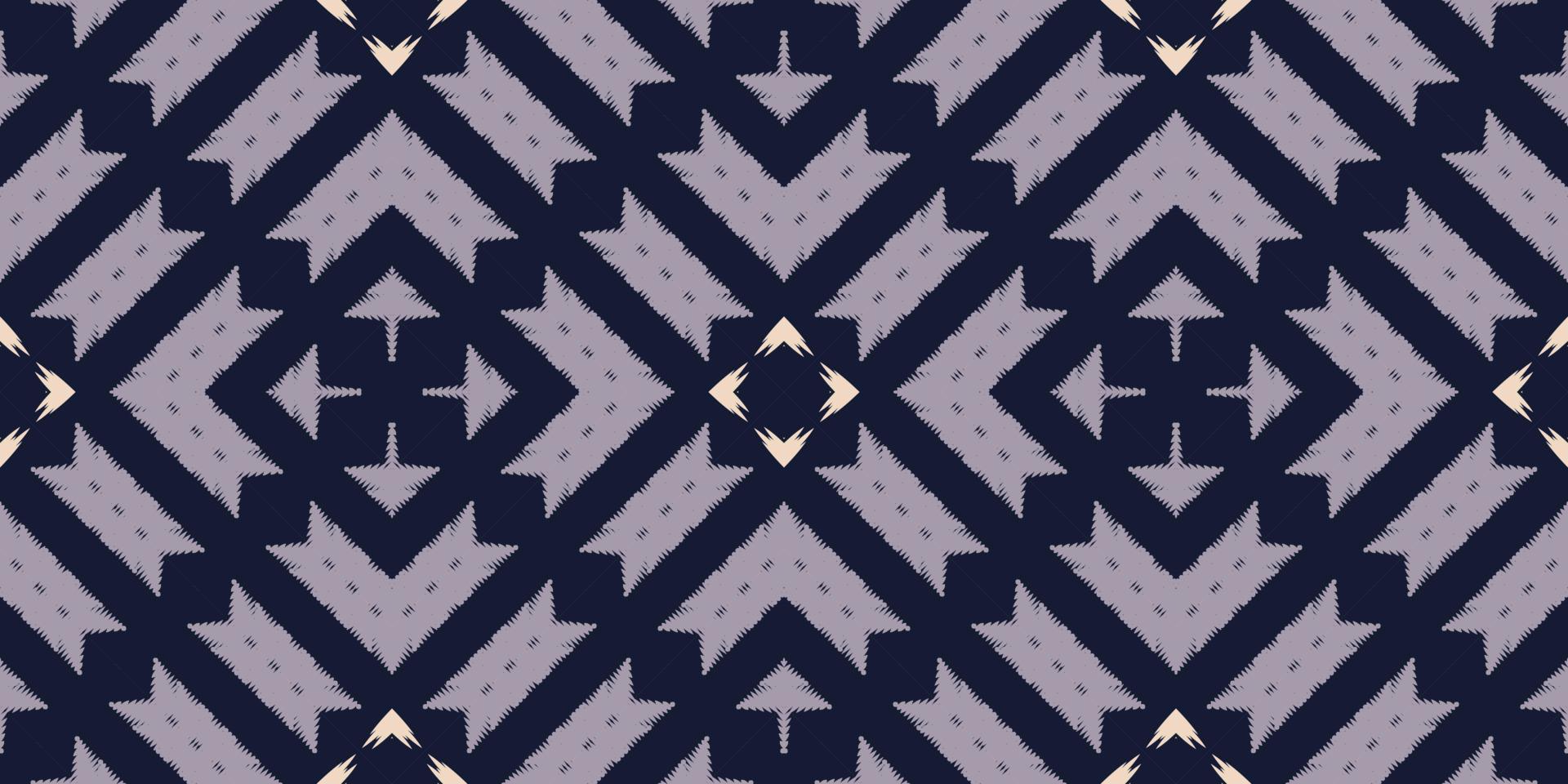 Ikkat or ikat background batik textile seamless pattern digital vector design for Print saree Kurti Borneo Fabric border brush symbols swatches party wear