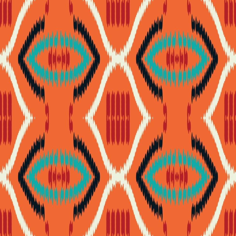 Ikat dots tribal Aztec Seamless Pattern. Ethnic Geometric Ikkat Batik Digital vector textile Design for Prints Fabric saree Mughal brush symbol Swaths texture Kurti Kurtis Kurtas