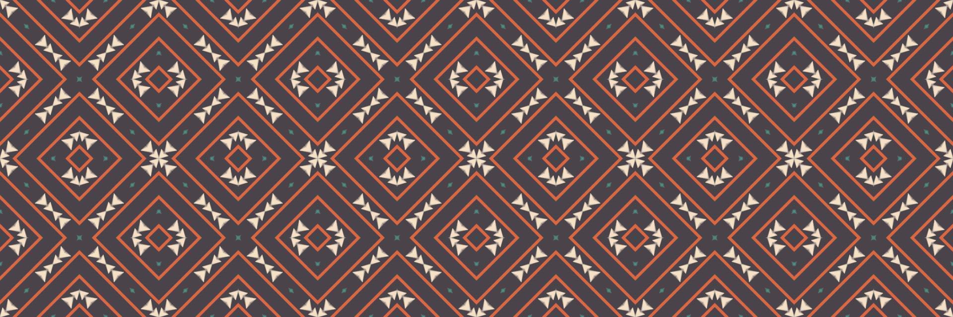 Batik Textile Ethnic ikat design seamless pattern digital vector design for Print saree Kurti Borneo Fabric border brush symbols swatches stylish