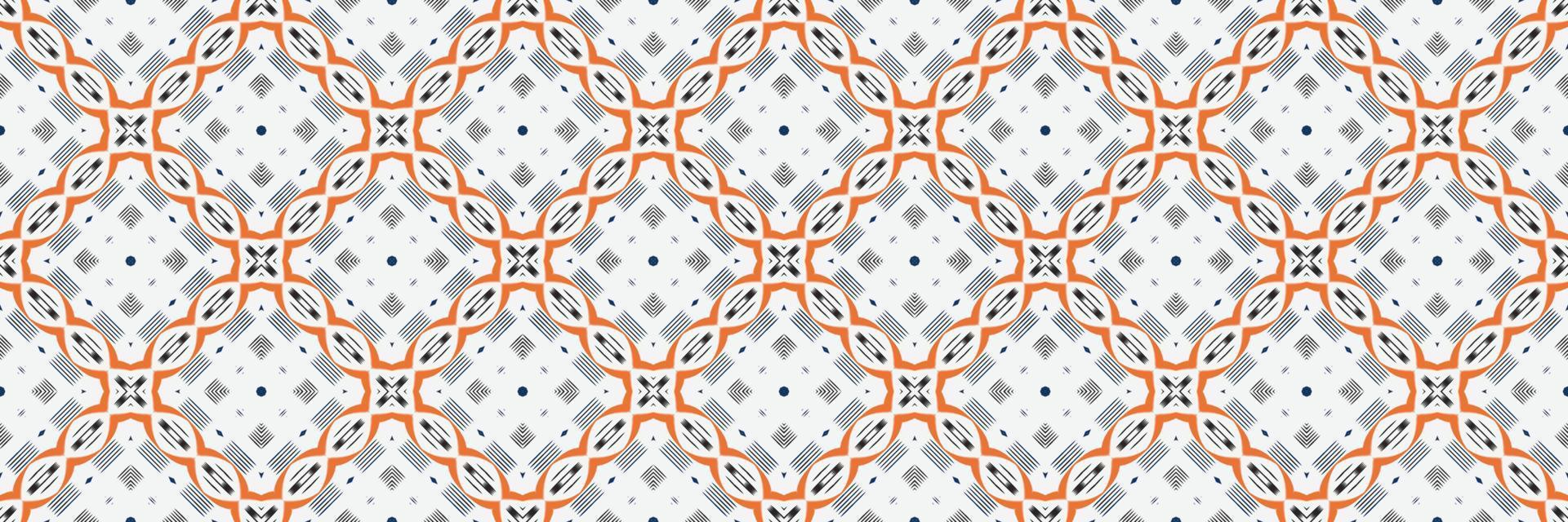 Batik Textile Motif ikat seamless pattern digital vector design for Print saree Kurti Borneo Fabric border brush symbols swatches party wear