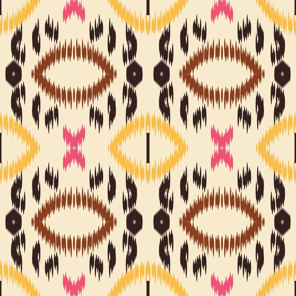 ikat puntos patrón sin fisuras de África tribal. étnico geométrico ikkat batik vector digital diseño textil para estampados tela sari mughal cepillo símbolo franjas textura kurti kurtis kurtas