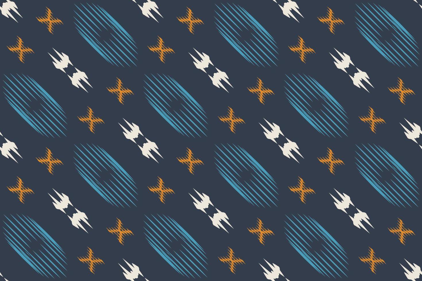 Batik Textile Ethnic ikat print seamless pattern digital vector design for Print saree Kurti Borneo Fabric border brush symbols swatches designer