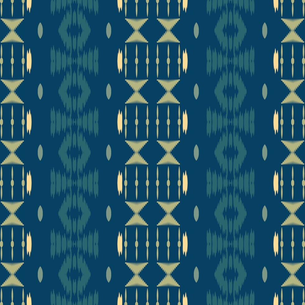 Ikkat or ikat Aztec batik textile seamless pattern digital vector design for Print saree Kurti Borneo Fabric border brush symbols swatches designer