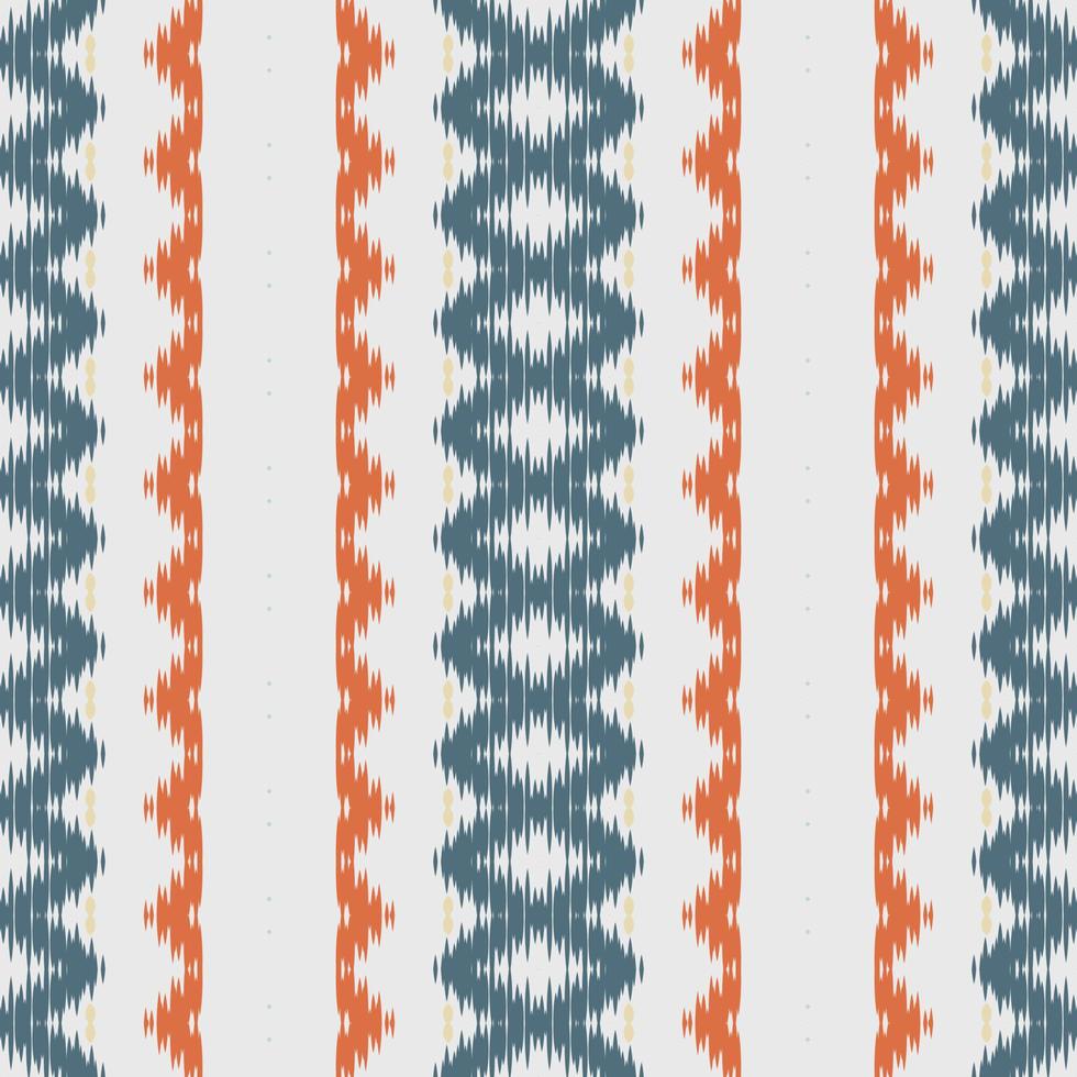 Ethnic ikat damask batik textile seamless pattern digital vector design for Print saree Kurti Borneo Fabric border brush symbols swatches designer
