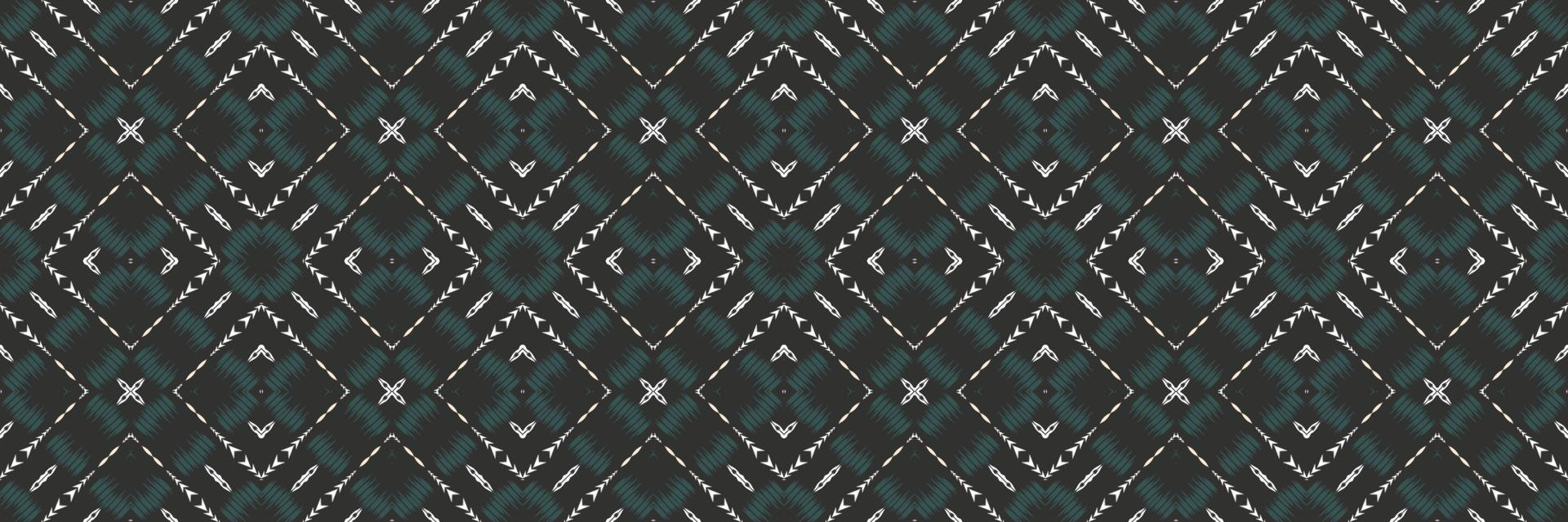 Batik Textile Ethnic ikat background seamless pattern digital vector design for Print saree Kurti Borneo Fabric border brush symbols swatches cotton