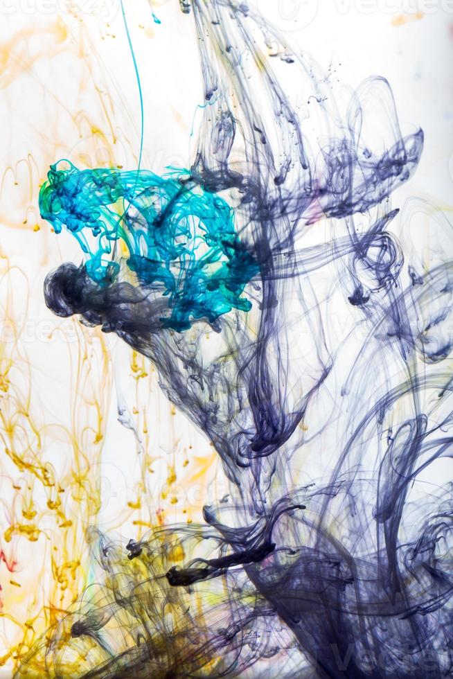 Abstract and very colorful motion blur background photo