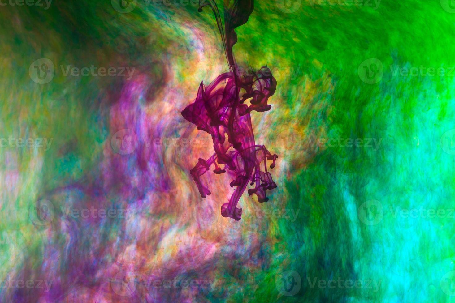 Abstract and very colorful motion blur background photo