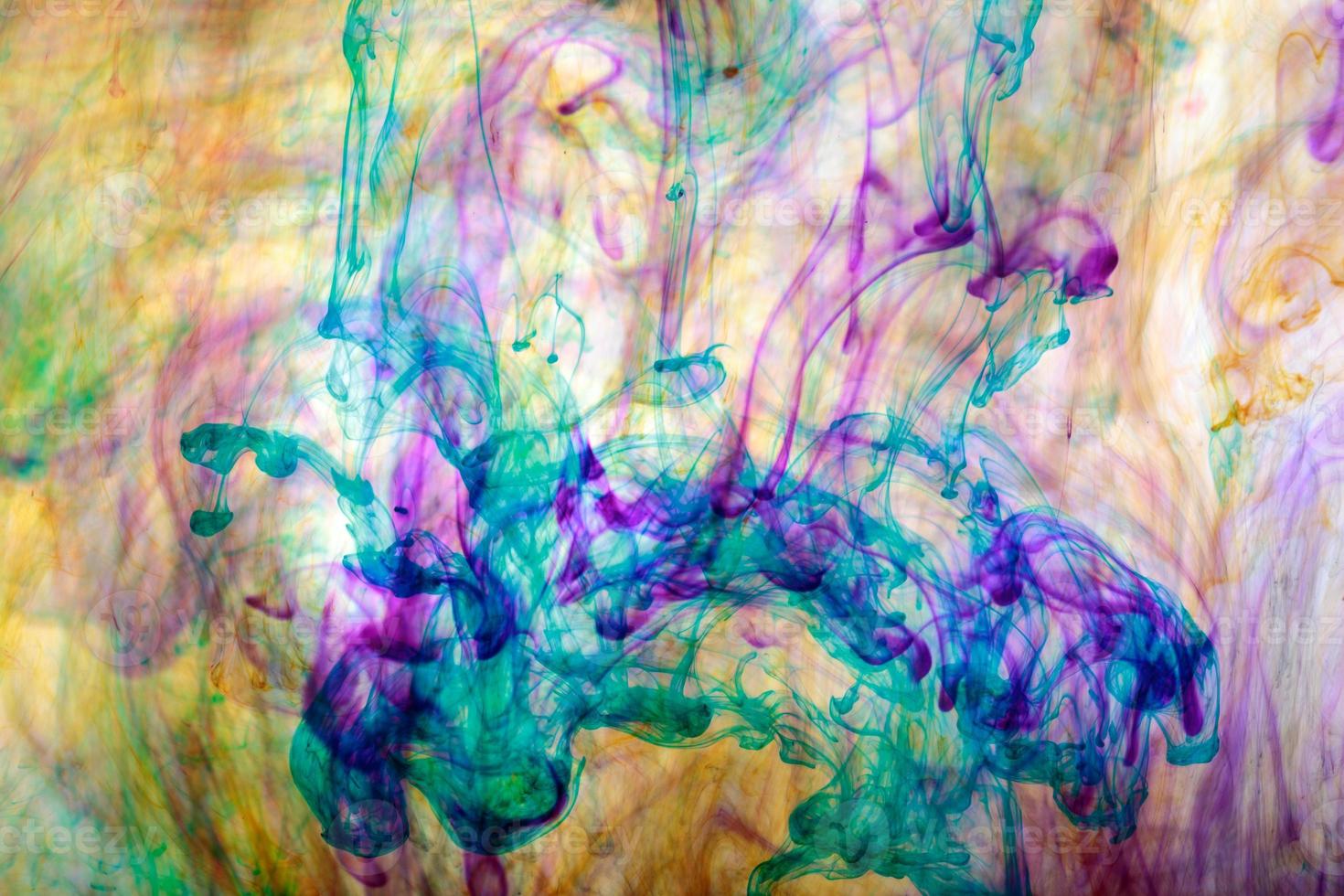 Abstract and very colorful motion blur background photo