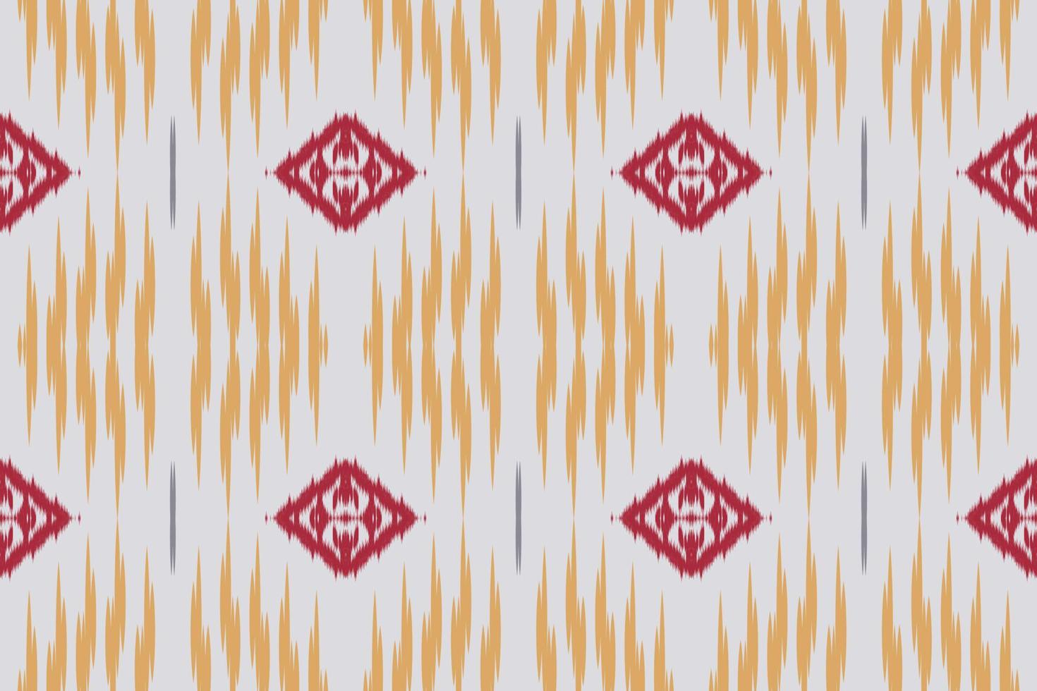 patrón sin costuras de arte tribal de tela ikat. étnico geométrico ikkat batik vector digital diseño textil para estampados tela sari mughal cepillo símbolo franjas textura kurti kurtis kurtas