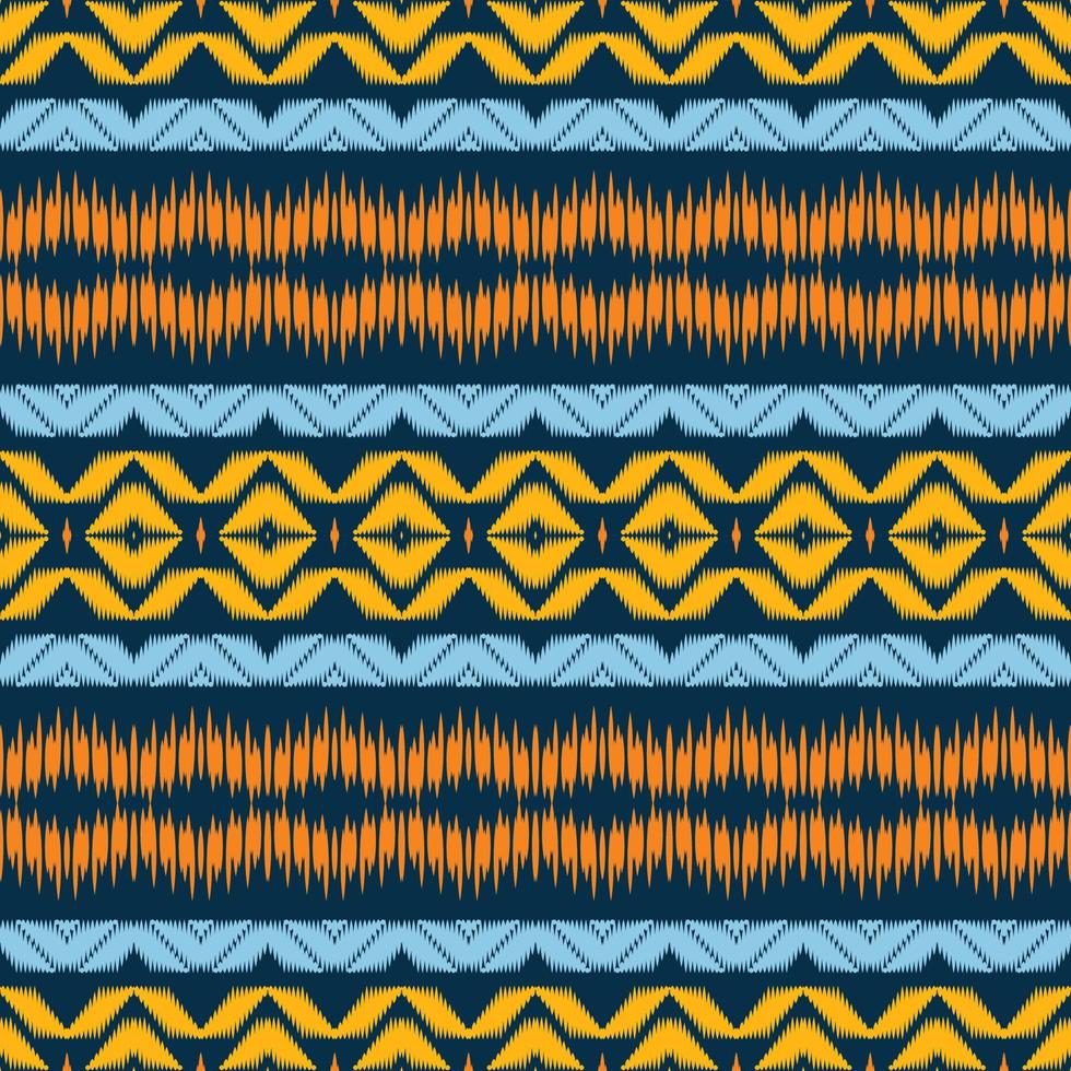 Motif Ikkat or ikat chevron seamless pattern digital vector design for Print saree Kurti Borneo Fabric border brush symbols swatches designer