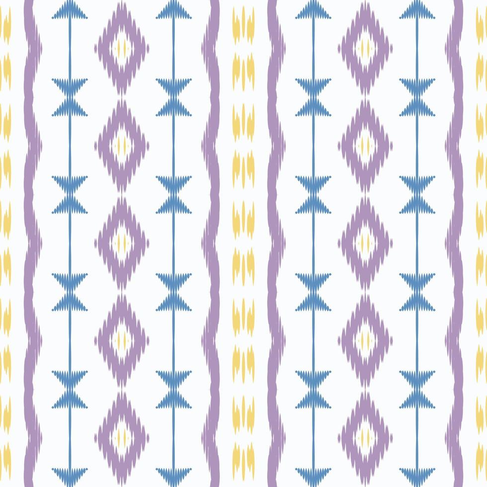 Motif ikat stripes batik textile seamless pattern digital vector design for Print saree Kurti Borneo Fabric border brush symbols swatches stylish