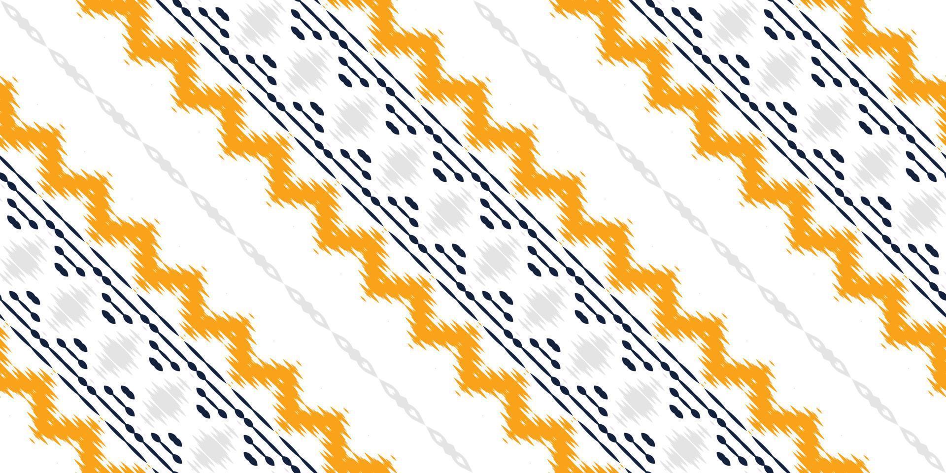 ikat rayas batik textil patrón sin costuras diseño vectorial digital para imprimir saree kurti borneo borde de tela símbolos de pincel muestras elegantes vector