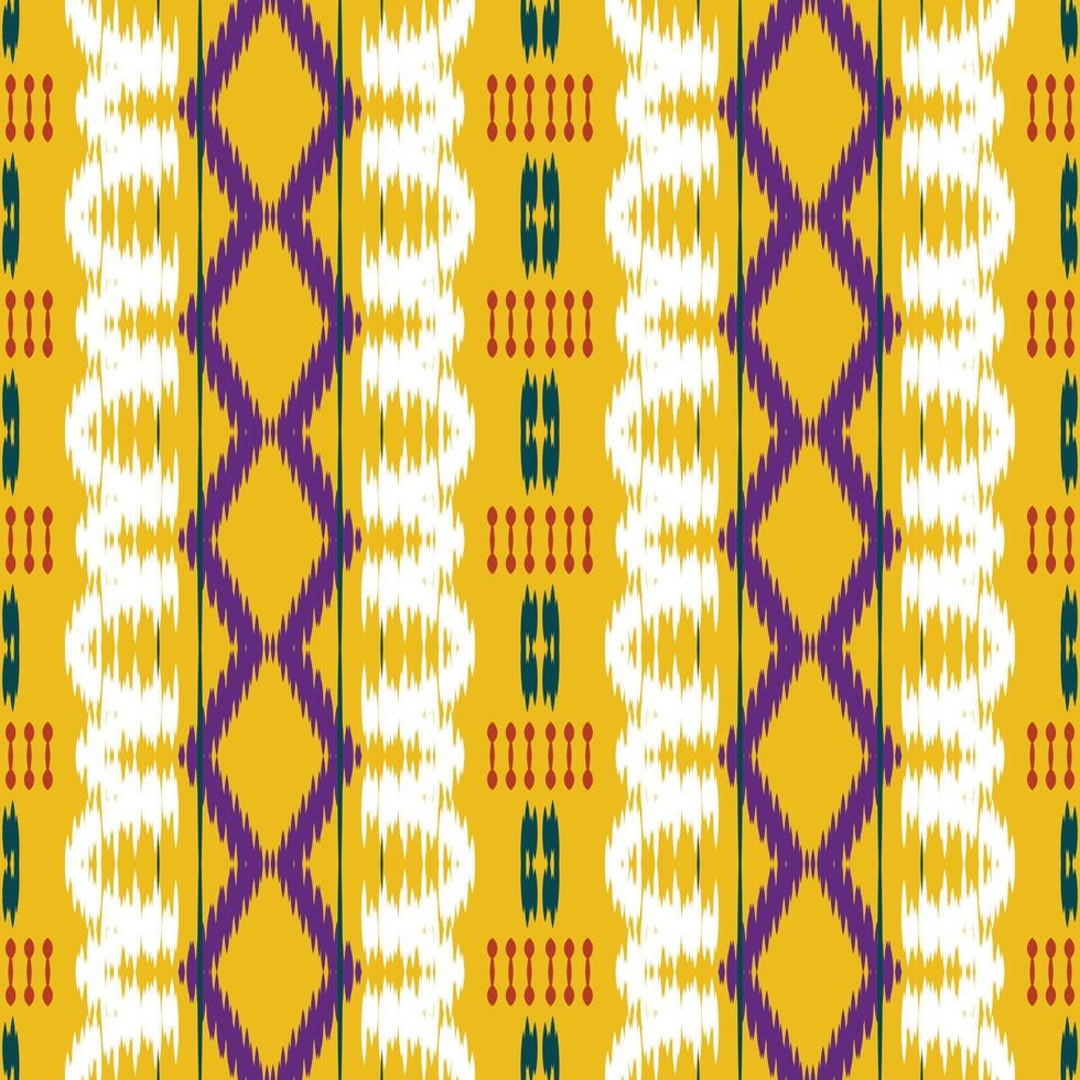 Motif ikat stripe batik textile seamless pattern digital vector design for Print saree Kurti Borneo Fabric border brush symbols swatches party wear