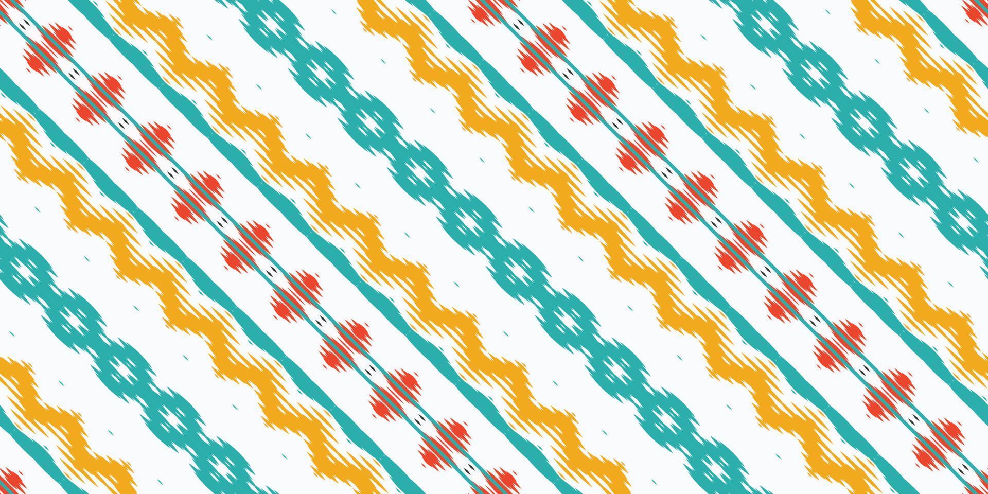 Batik Textile Ethnic ikat vector seamless pattern digital vector design for Print saree Kurti Borneo Fabric border brush symbols swatches designer