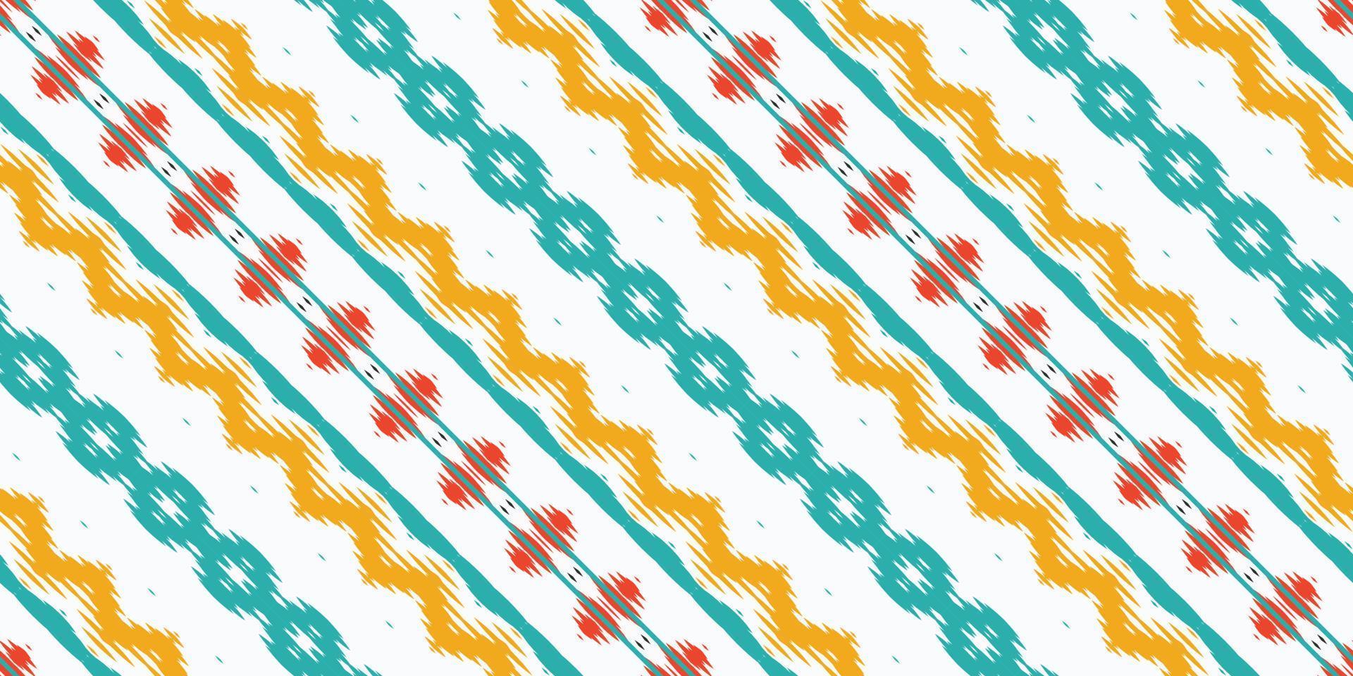 Batik Textile Ethnic ikat vector seamless pattern digital vector design for Print saree Kurti Borneo Fabric border brush symbols swatches designer