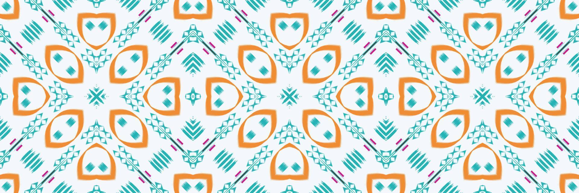 Batik Textile Motif ikat chevron seamless pattern digital vector design for Print saree Kurti Borneo Fabric border brush symbols swatches party wear