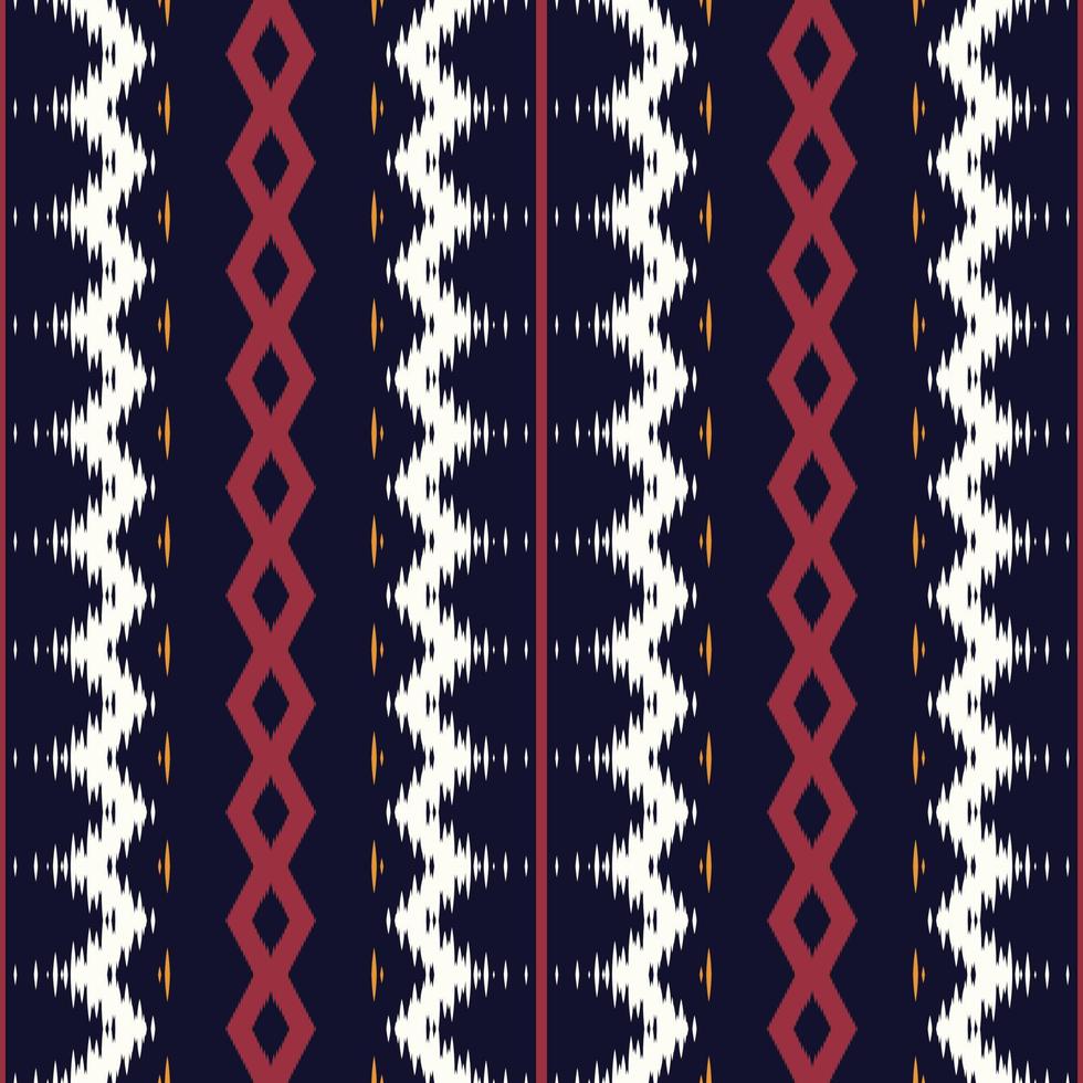 Ethnic ikat frame batik textile seamless pattern digital vector design for Print saree Kurti Borneo Fabric border brush symbols swatches designer