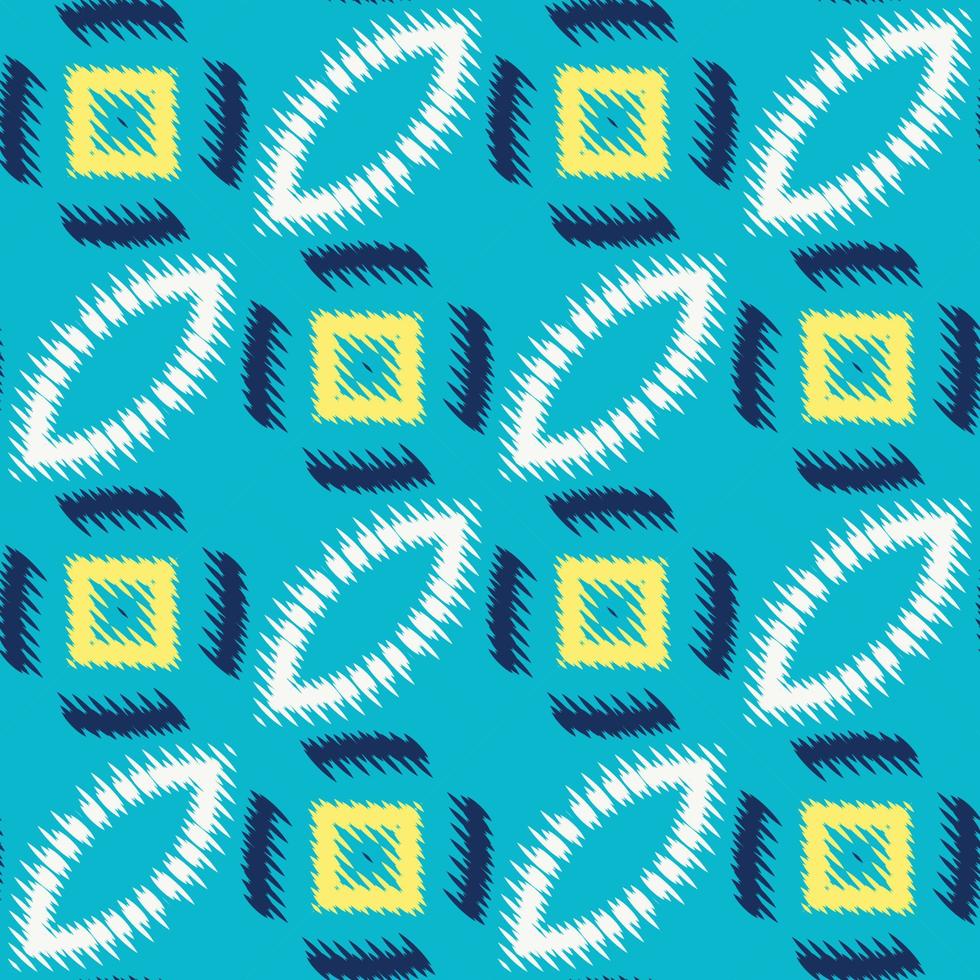 Ethnic ikat vector batik textile seamless pattern digital vector design for Print saree Kurti Borneo Fabric border brush symbols swatches designer