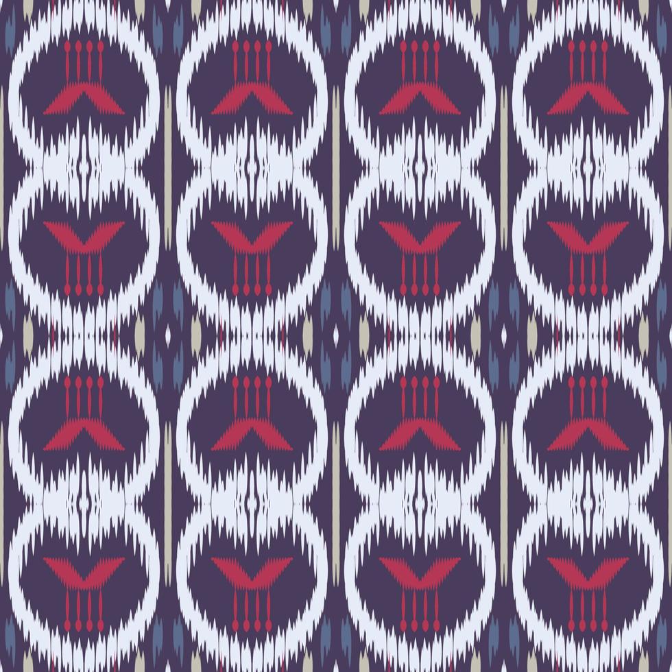 Motif ikat fabric seamless pattern digital vector design for Print saree Kurti Borneo Fabric border brush symbols swatches party wear