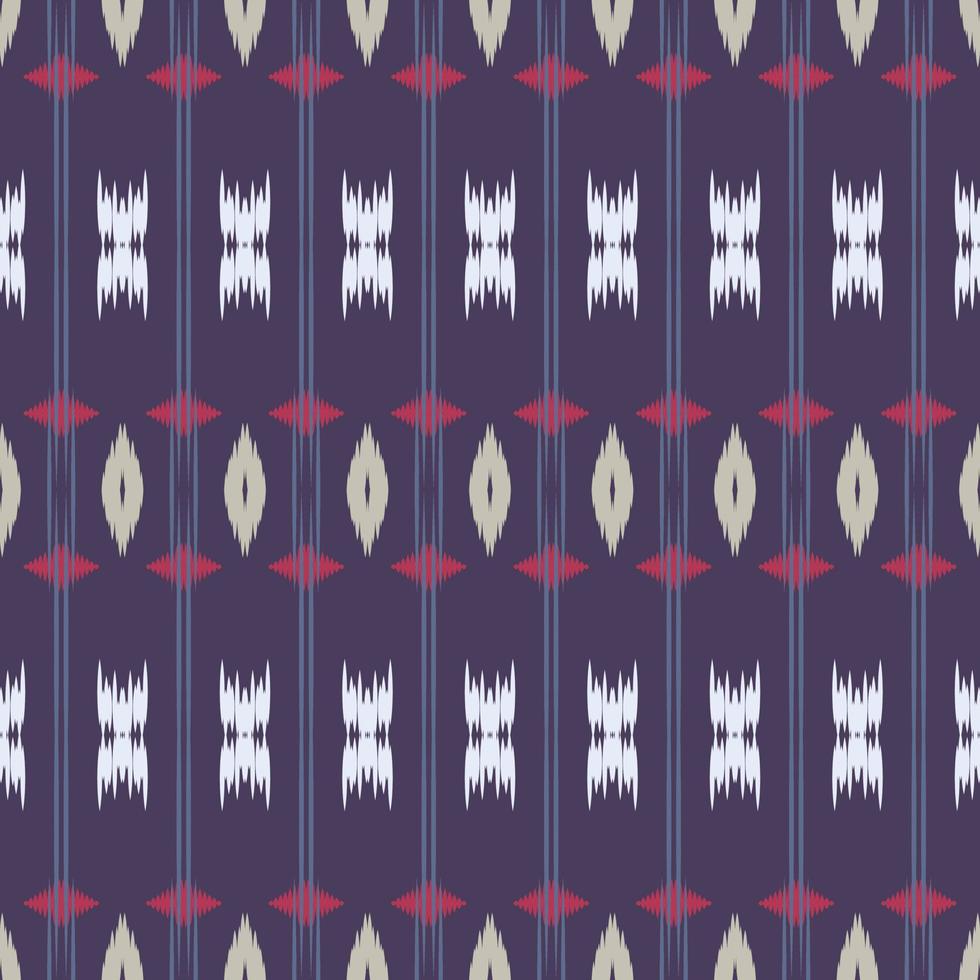 Motif ikat prints seamless pattern digital vector design for Print saree Kurti Borneo Fabric border brush symbols swatches designer