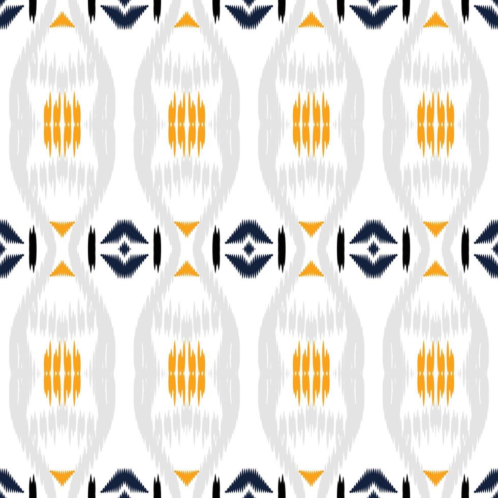 Motif ikat stripes seamless pattern digital vector design for Print saree Kurti Borneo Fabric border brush symbols swatches party wear