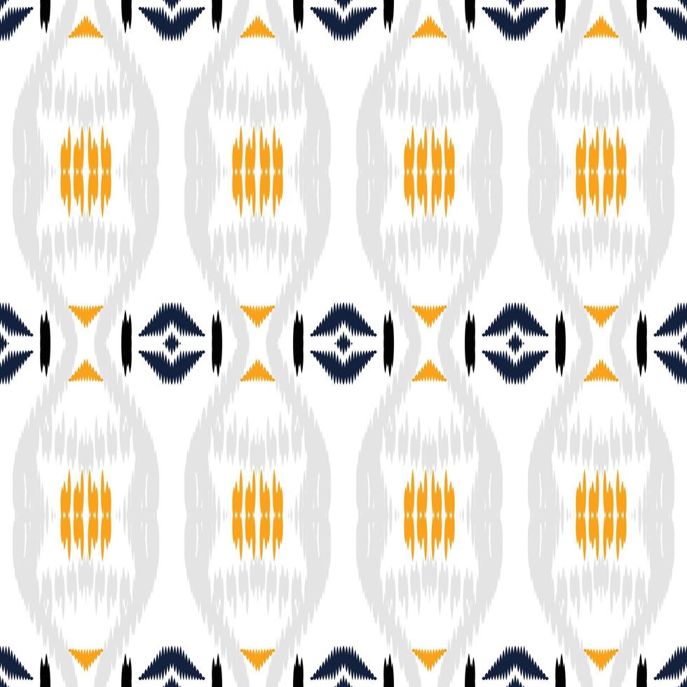 Motif ikat stripes seamless pattern digital vector design for Print saree Kurti Borneo Fabric border brush symbols swatches party wear