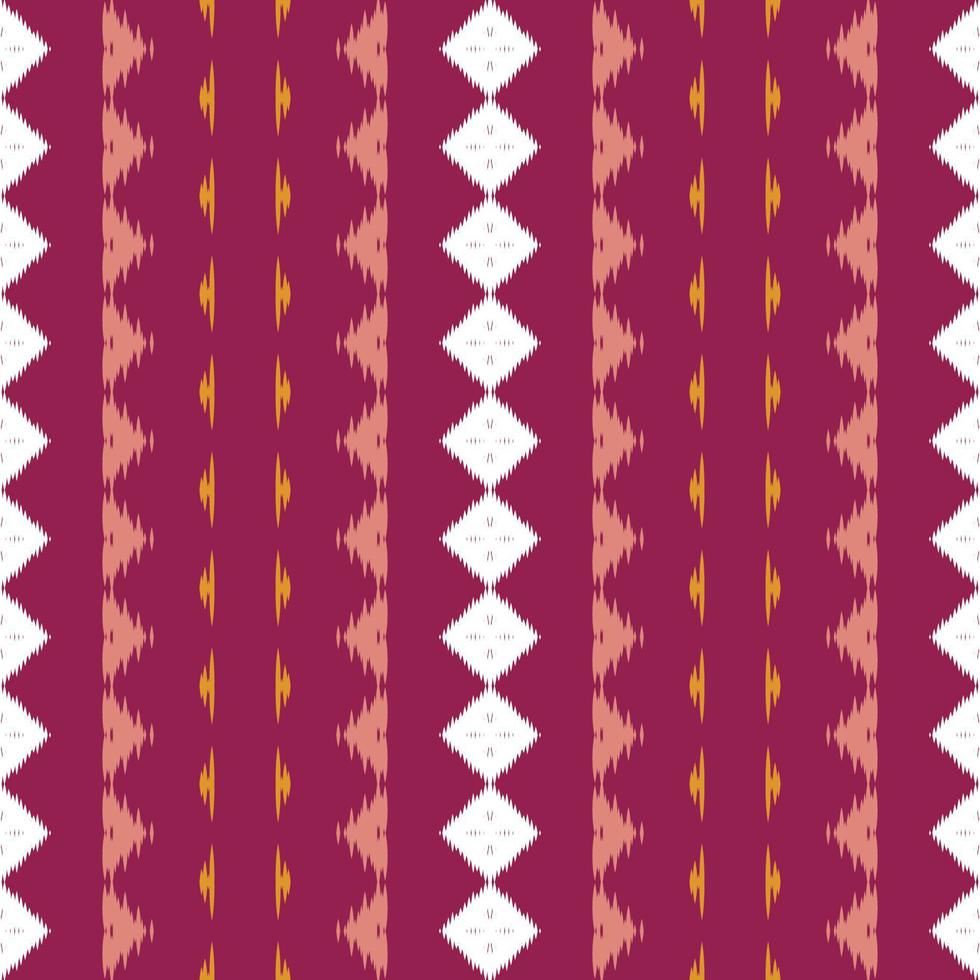 Ikat diamond tribal abstract Seamless Pattern. Ethnic Geometric Ikkat Batik Digital vector textile Design for Prints Fabric saree Mughal brush symbol Swaths texture Kurti Kurtis Kurtas