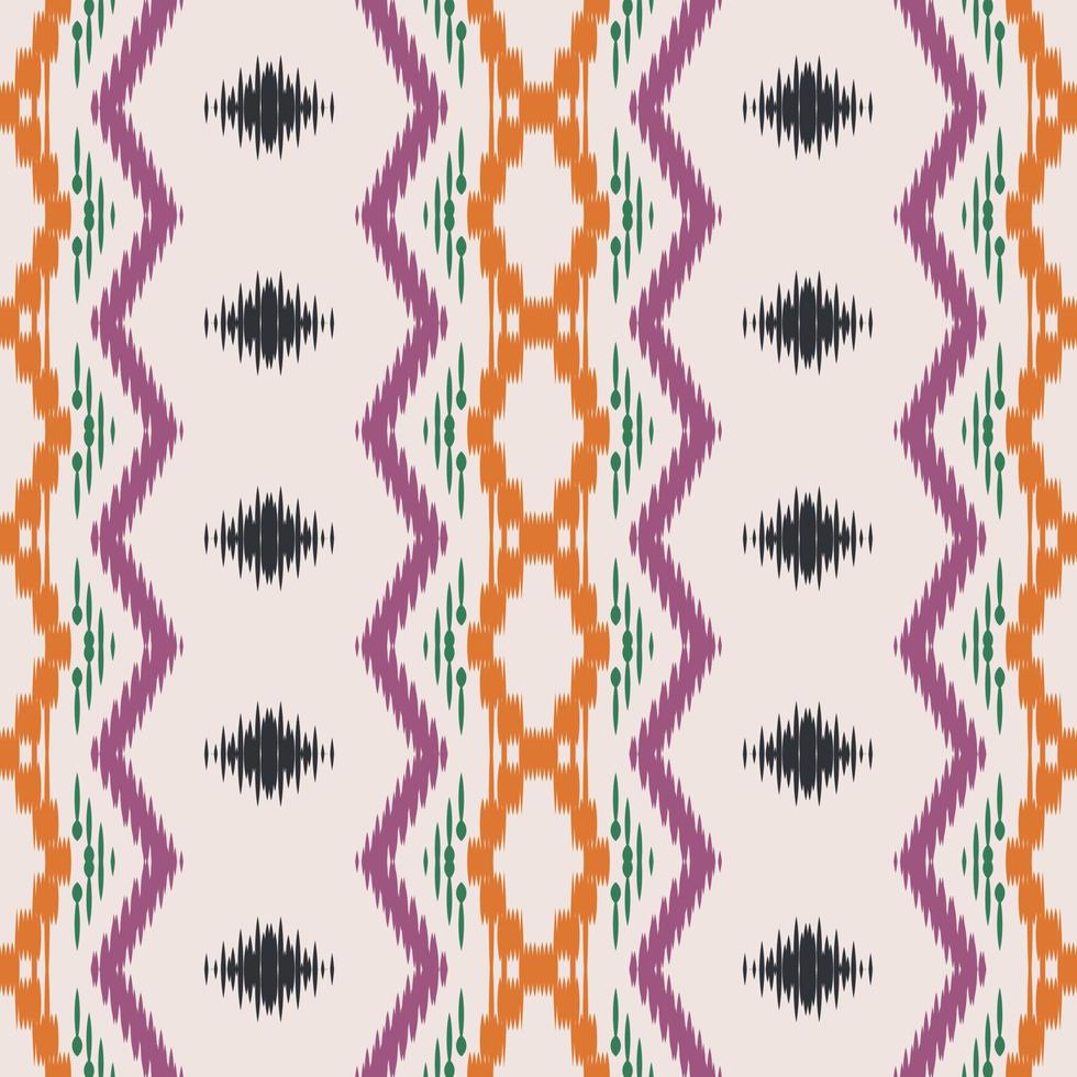 motivo ikat impresión batik textil patrón sin costuras diseño vectorial digital para impresión saree kurti borde de tela símbolos de pincel muestras ropa de fiesta vector