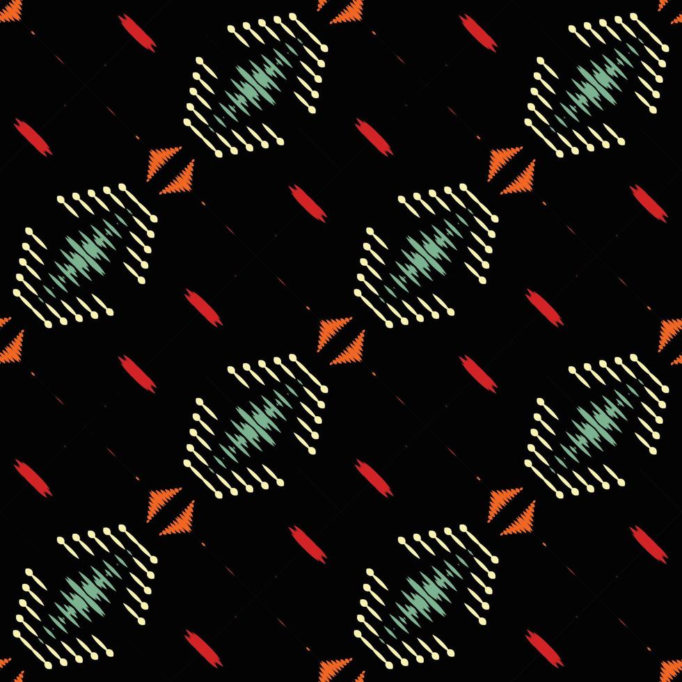 Batik Textile ikat chevron seamless pattern digital vector design for Print saree Kurti Borneo Fabric border brush symbols swatches designer
