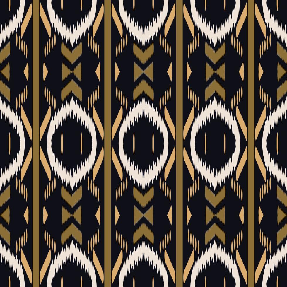 ikat patrón sin costuras patrón abstracto tribal sin costuras. étnico geométrico ikkat batik vector digital diseño textil para estampados tela sari mughal cepillo símbolo franjas textura kurti kurtis kurtas