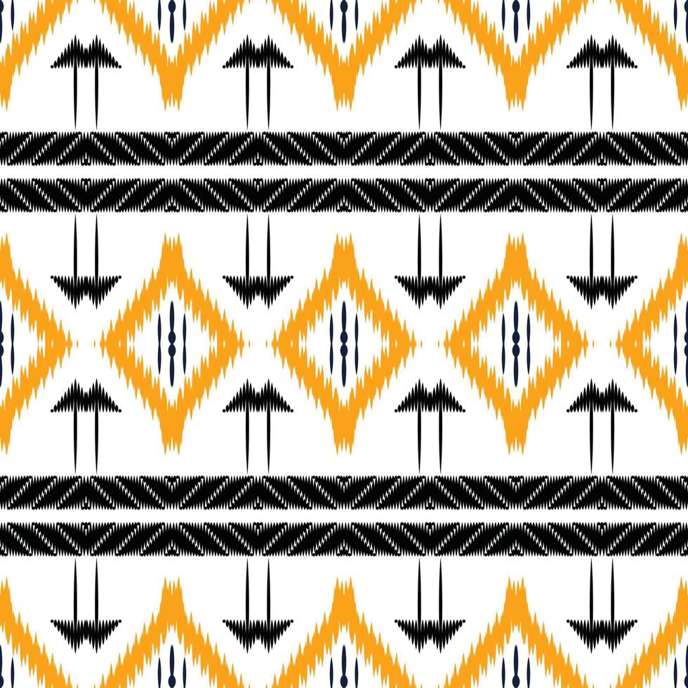 Motif ikat stripe seamless pattern digital vector design for Print saree Kurti Borneo Fabric border brush symbols swatches designer