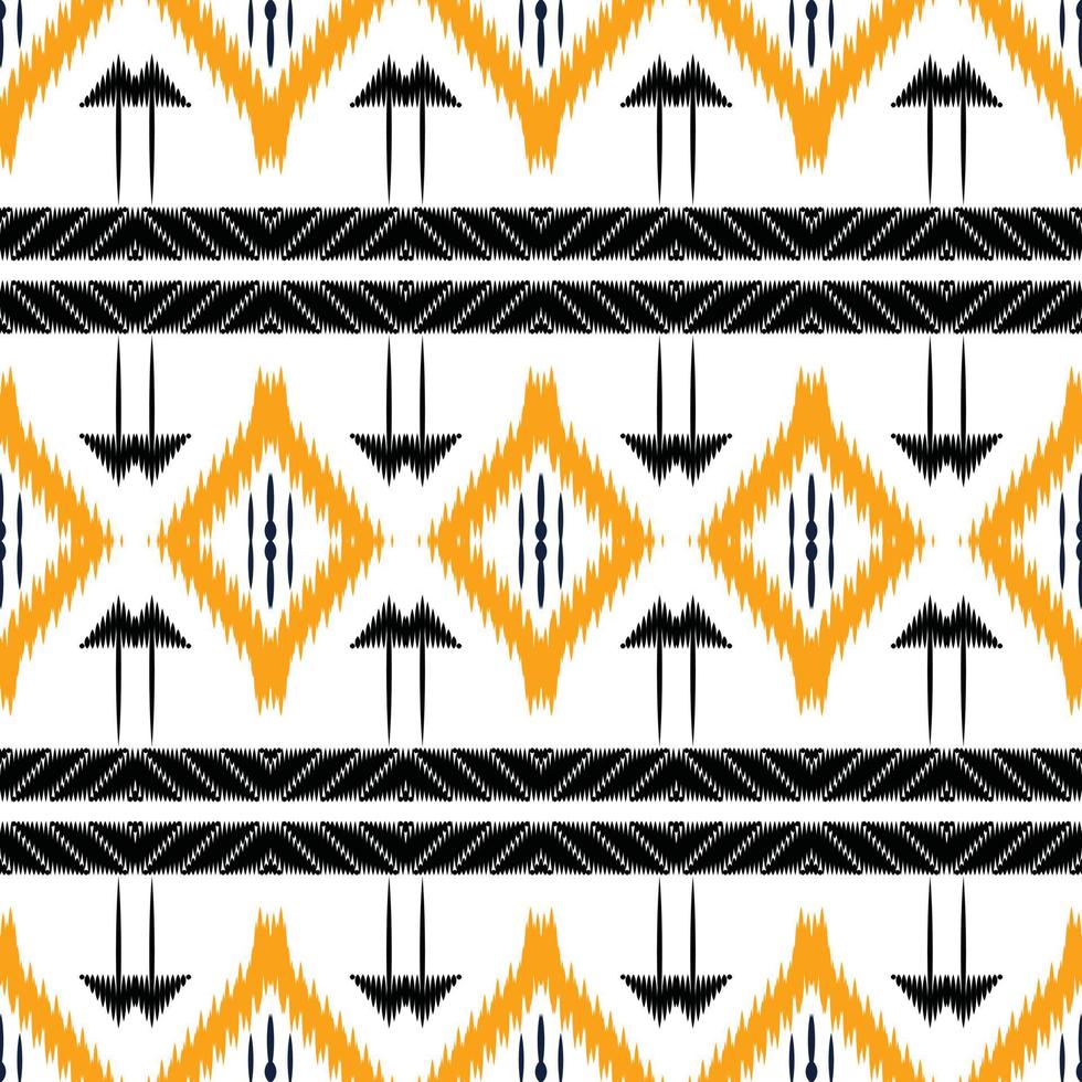 Motif ikat stripe seamless pattern digital vector design for Print saree Kurti Borneo Fabric border brush symbols swatches designer