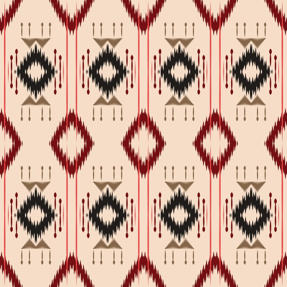 Motif ikat background seamless pattern digital vector design for Print saree Kurti Borneo Fabric border brush symbols swatches stylish