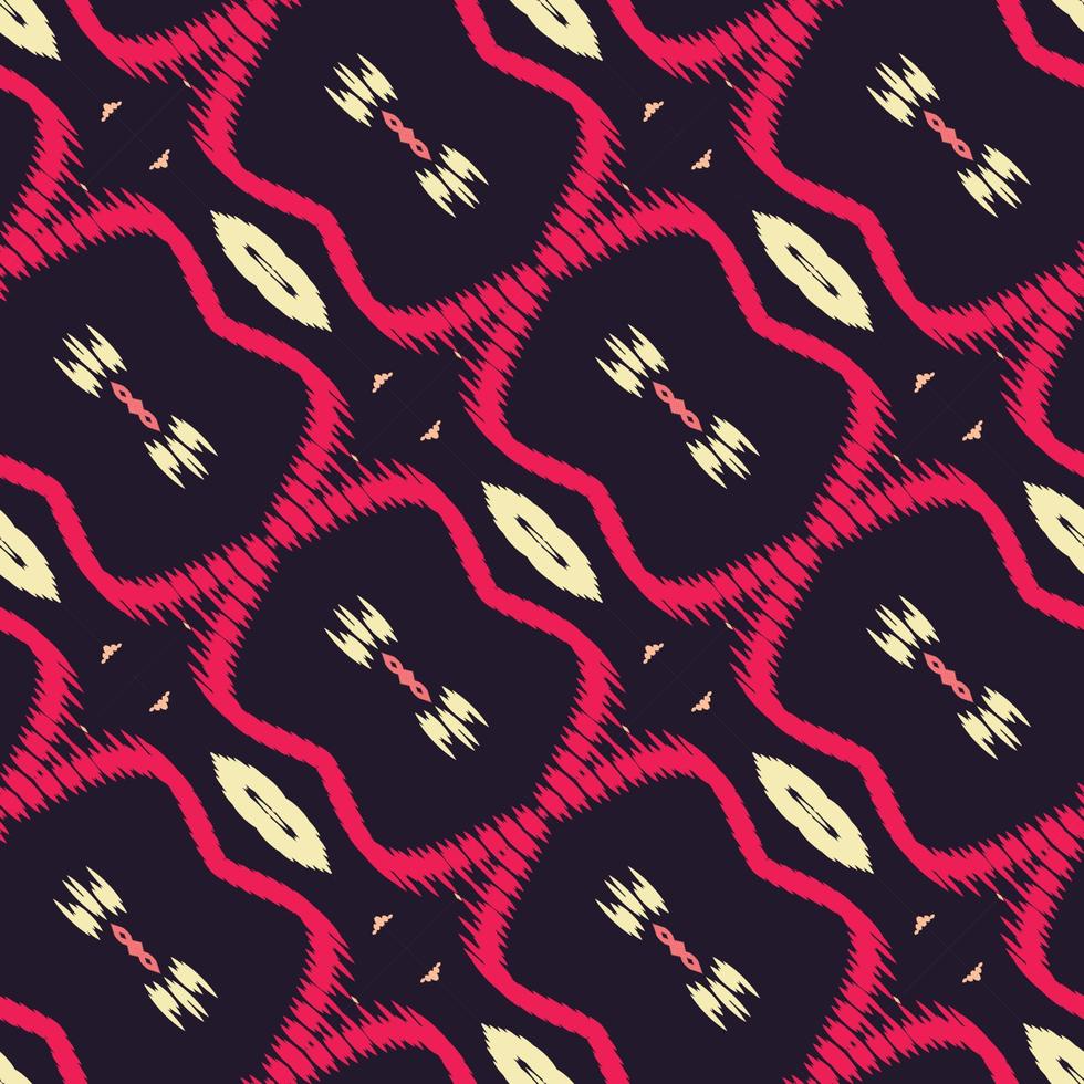 Batik Textile ikat damask seamless pattern digital vector design for Print saree Kurti Borneo Fabric border brush symbols swatches stylish