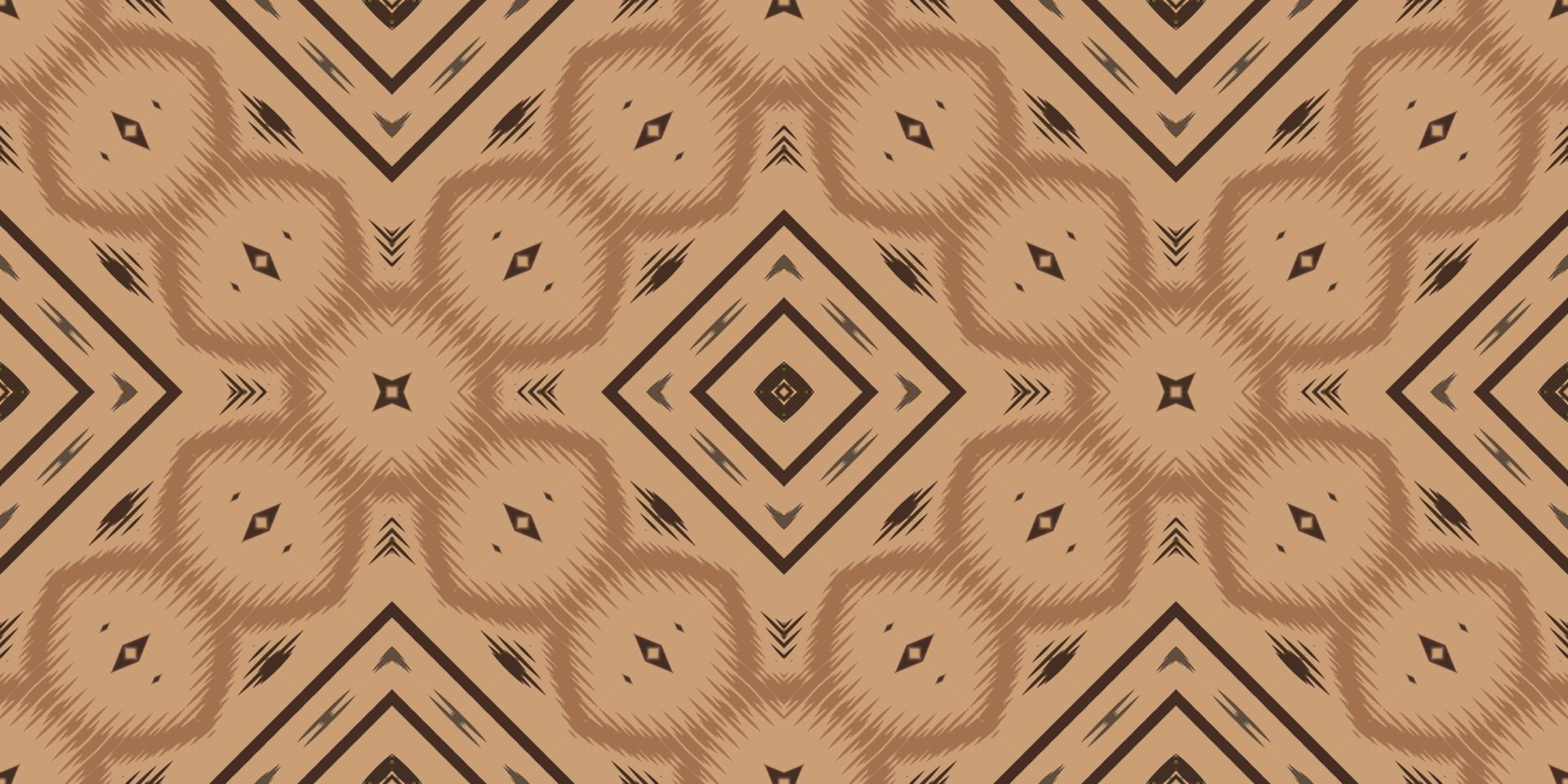 estampados étnicos ikat batik textil patrón sin costuras diseño vectorial digital para impresión saree kurti borneo borde de tela símbolos de pincel muestras ropa de fiesta vector