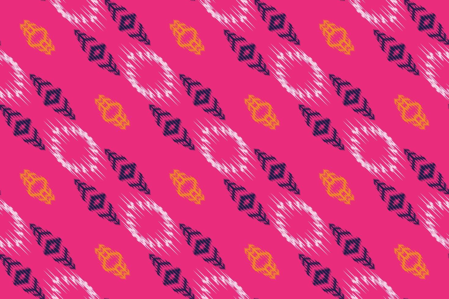 Ikat design batik textile seamless pattern digital vector design for Print saree Kurti Borneo Fabric border brush symbols swatches cotton