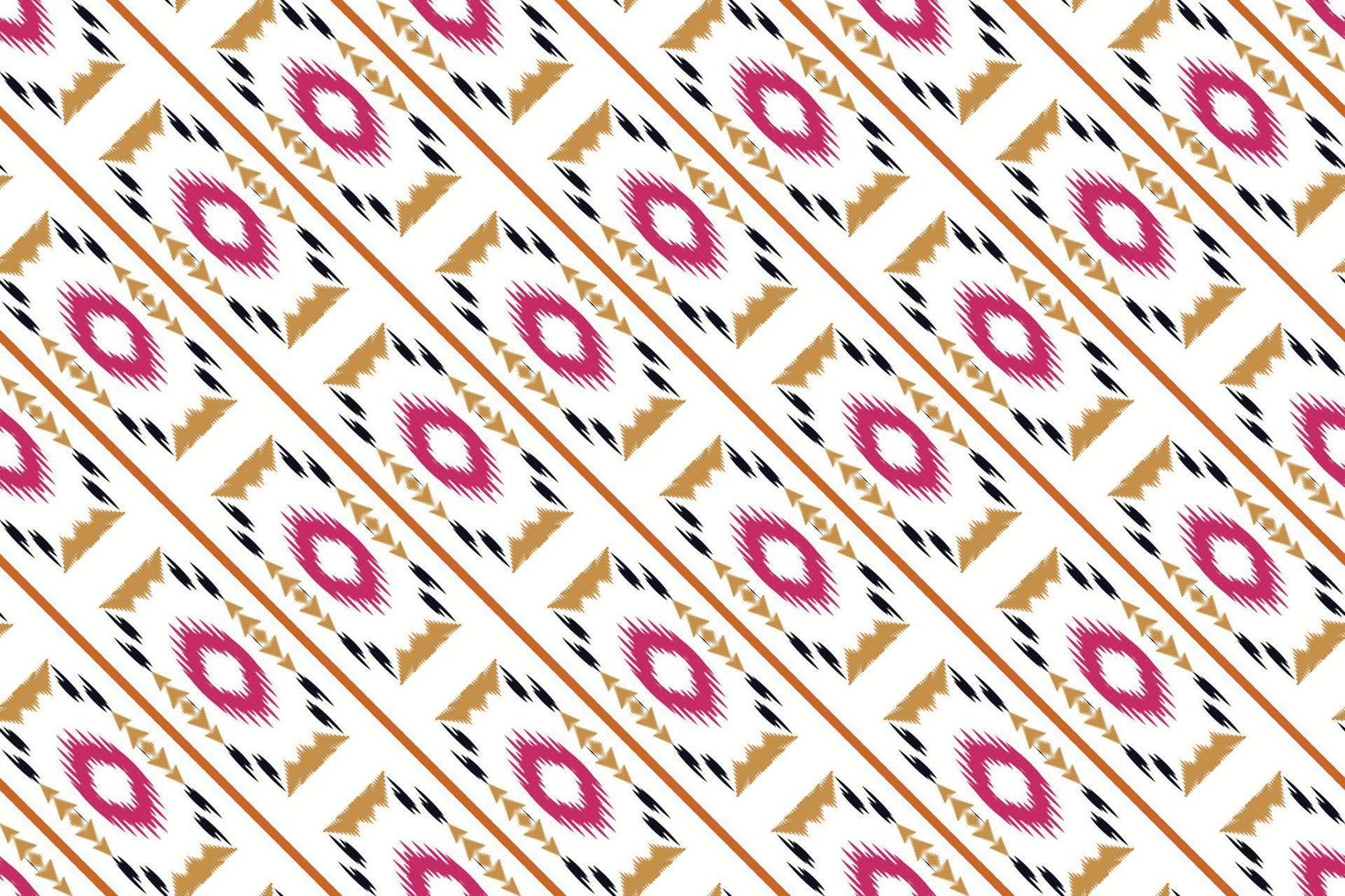 Batik Textile Motif ikat flowers seamless pattern digital vector design for Print saree Kurti Borneo Fabric border brush symbols swatches designer