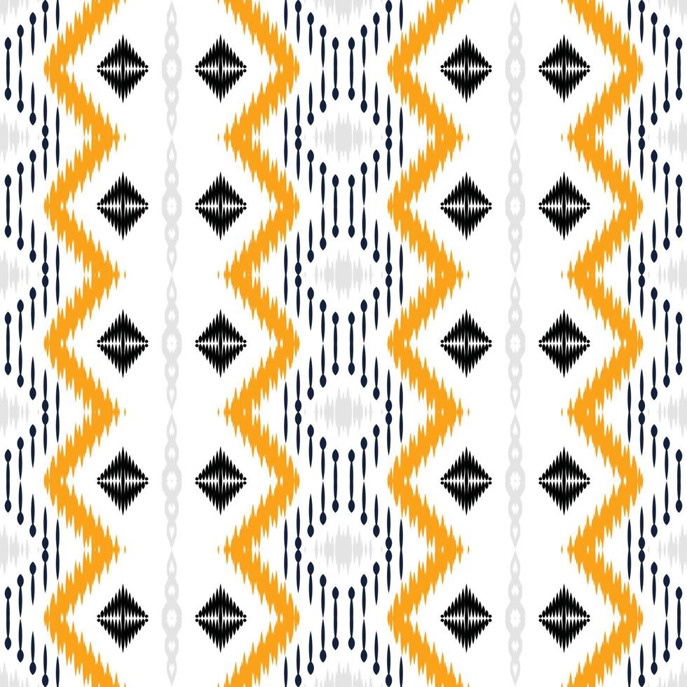 ikat stripes batik textile seamless pattern digital vector design for Print saree Kurti Borneo Fabric border brush symbols swatches stylish