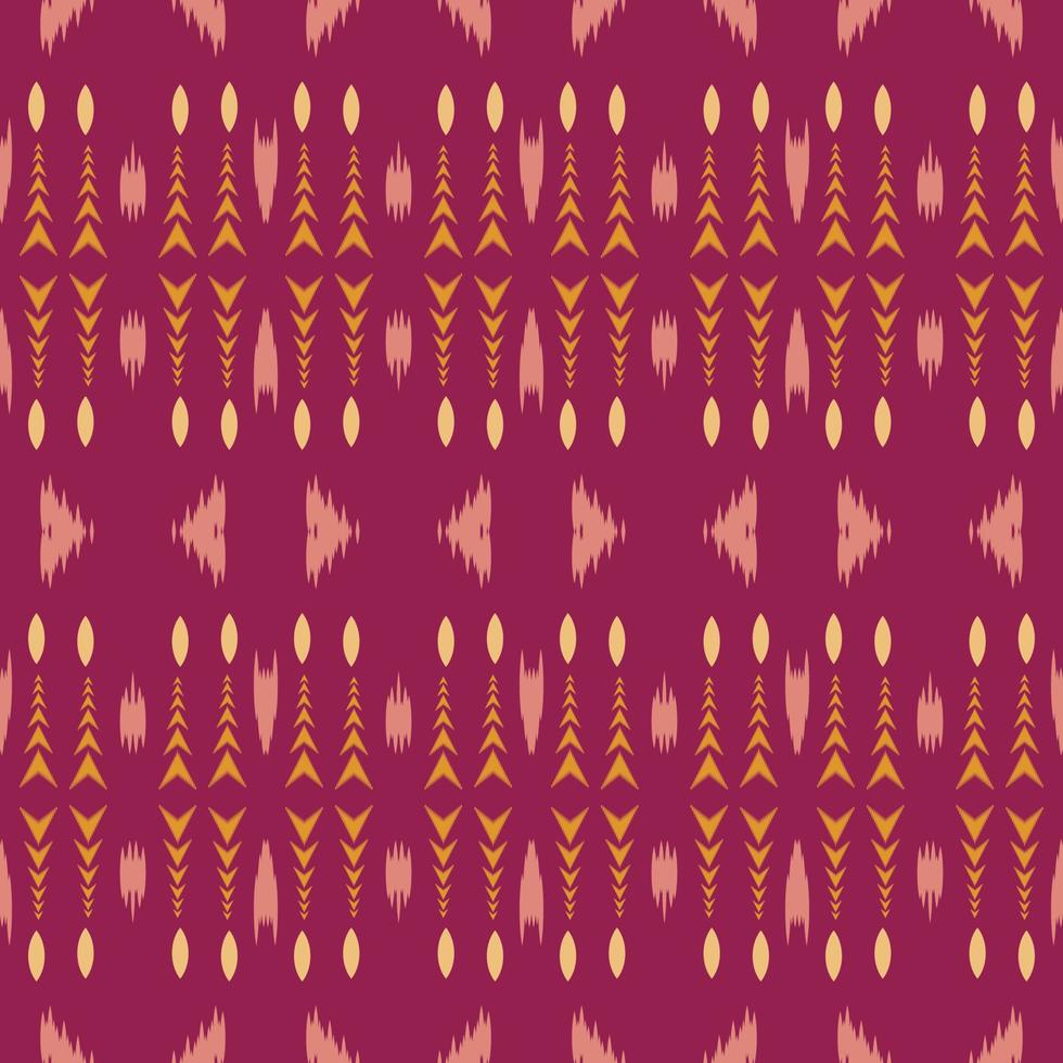 Motif ikat flower seamless pattern digital vector design for Print saree Kurti Borneo Fabric border brush symbols swatches party wear