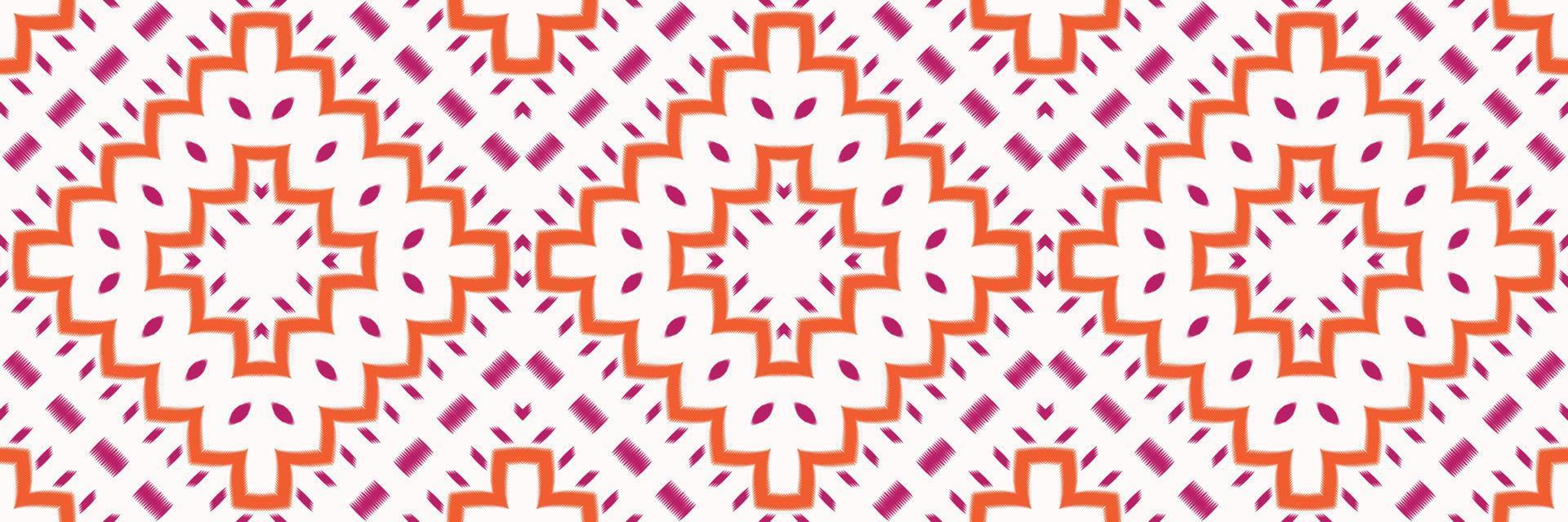 Ethnic ikat stripes batik textile seamless pattern digital vector design for Print saree Kurti Borneo Fabric border brush symbols swatches cotton